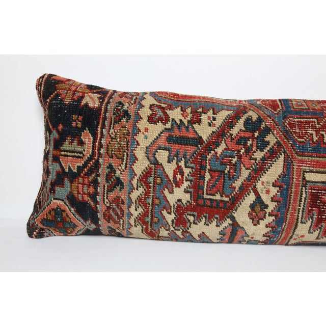 Antique Persian Heriz Rug Pillow Cover -16'' X 47''' For Sale - Image 4 of 9