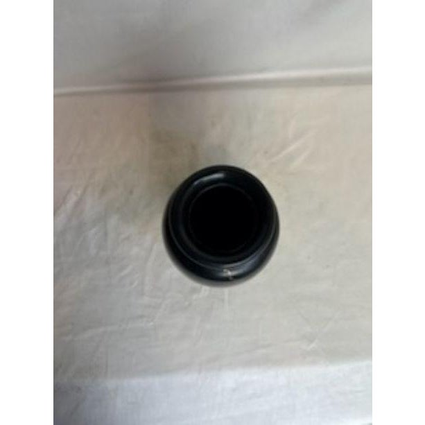 Ceramic 1920s Black and Metallic Vase With Birds and Flowers For Sale - Image 7 of 12