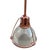 1950s Mid Century Modern Holophane Pendant Ceiling Light Copper-Tone Finish For Sale - Image 4 of 8