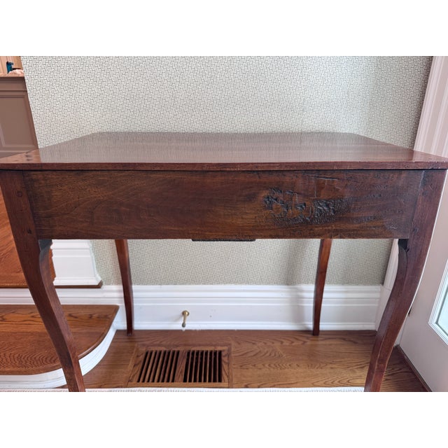 Early 20th Century Antique Walnut French Transition Table For Sale - Image 5 of 18