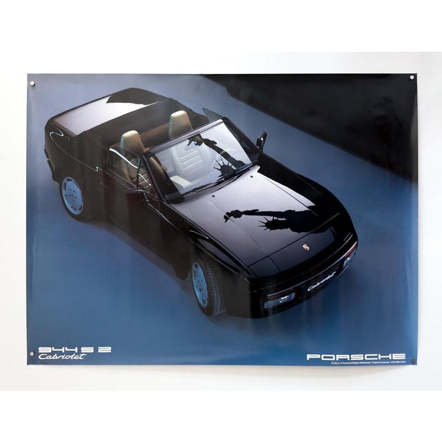 Paper 944 S2 Cabriolet Porsche Poster, 1988 For Sale - Image 7 of 8