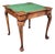 Antique Fold Over Bridge Table, English, Walnut, Game, Card, Georgian, c.1780 For Sale