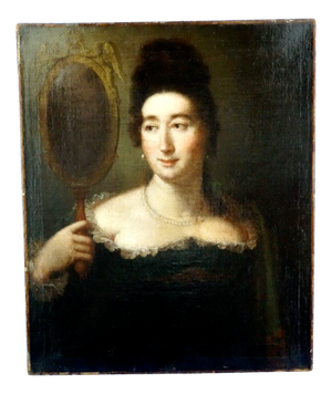 Jean-Baptiste Perronneau, Portrait of a Lady, France, 1800s, Oil on Canvas