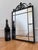 1930s Art Deco Black Wrought Iron Wall Mirror, Belgium, 1930s For Sale - Image 5 of 10