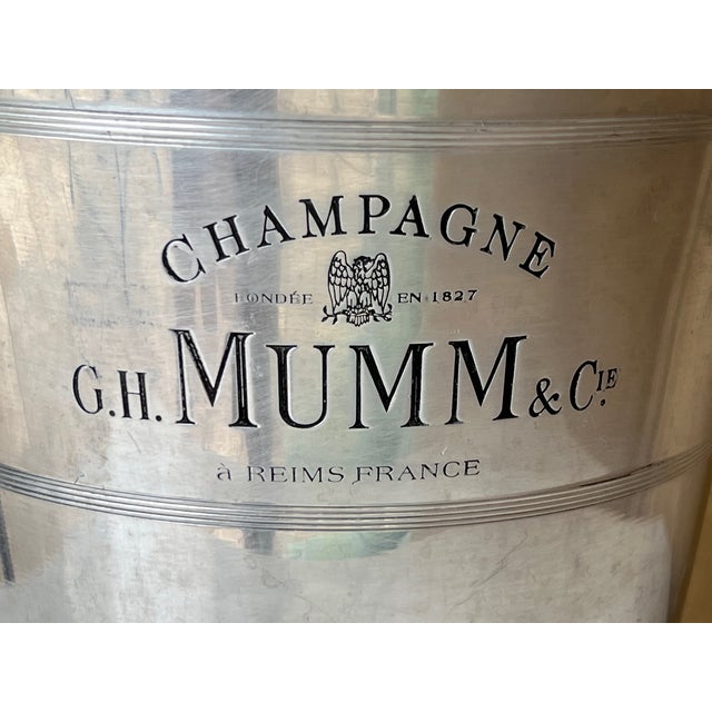 Vintage Aluminum Champagne Bucket by Mumm Chairish