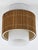 Mid-Century Modern Flush Mount in Aluminum, Glass, and Wood, Germany, 1960s For Sale - Image 9 of 18