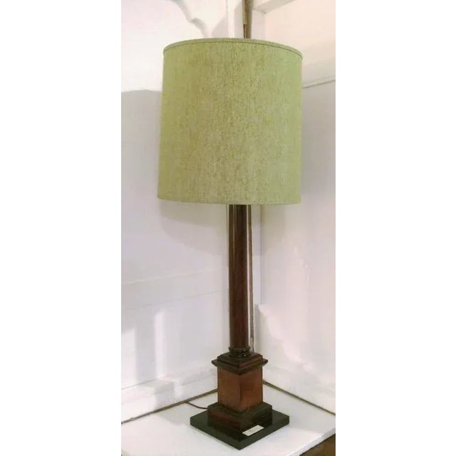 Traditional 19th Century Georgian Stick Form Tall Table Lamp For Sale - Image 3 of 5