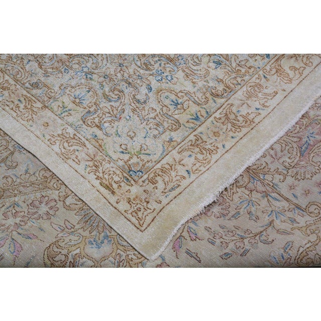 Vintage Turkish Anatolian Hnad Knotted Wool Rug, 10'8x12'4 For Sale - Image 4 of 5