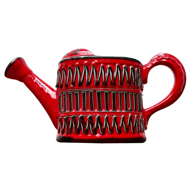 Mid-Century Italian Pottery Watering Pot, 1960s For Sale