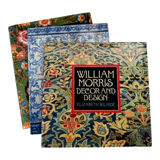 Late 20th Century Collection of 3 Pattern Books Including William Morris For Sale