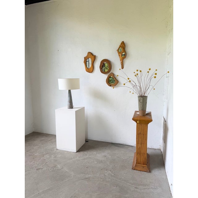 Blue Ceramic Table Lamp, 1950s For Sale - Image 6 of 18