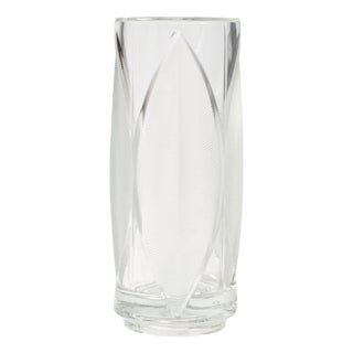 Lotos Glass Vase by Rudolf Jurnikl for Libochovice, 1970s For Sale