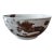 Vintage Hand-Painted Dragon Motif Ceramic Centerpiece Bowl For Sale