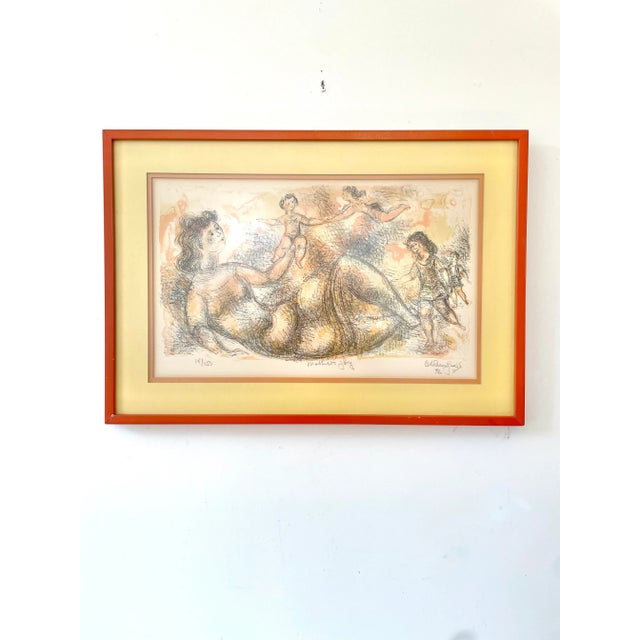 Chaim Gross Pencil Signed Lithograph and Numbered Titled Mothers Joy For Sale In New York - Image 6 of 9