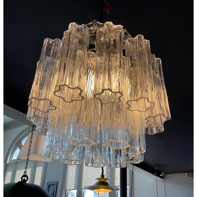 Vintage Mid-Century Kinkeldey Crystal & Chrome Chandelier - West Germany, 1960s For Sale - Image 13 of 16