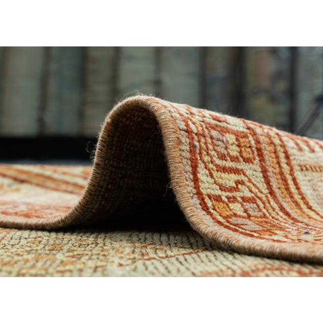 Textile Turkish Oushak Runner Rug 2'3" x 6'7" #17513 For Sale - Image 7 of 8