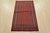 Cabin Bokhara Rug 3’2” X 5’3” Red Wool Tribal Hand-Knotted Oriental Carpet For Sale - Image 3 of 13