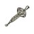 Silver Antique Jugendstil Silver and Paste Pendant, 1900s For Sale - Image 8 of 8