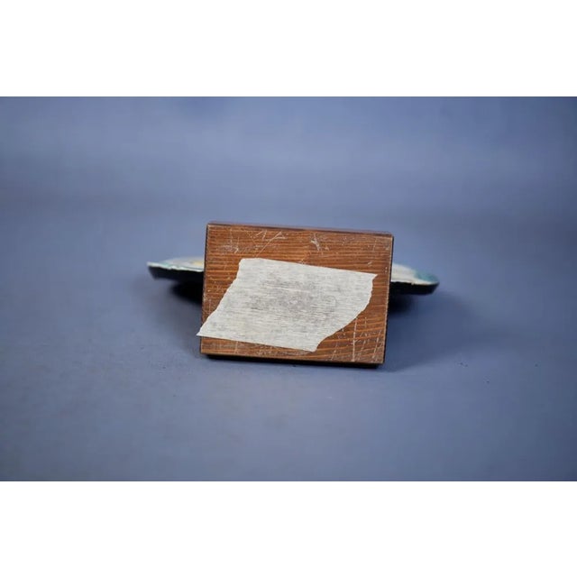 1960s Ceramic Plate Painted with Picture by Remo Brindisi for Giuseppe Rossicone, 1960s For Sale - Image 5 of 8