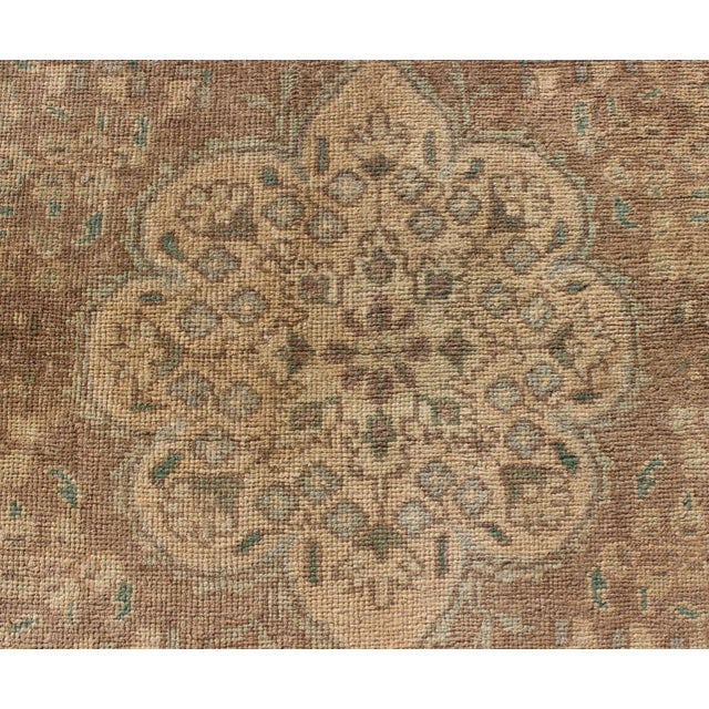 1950s 1950s Semi Vintage Tabriz Rug - 3′2″ × 4′10″ For Sale - Image 5 of 12