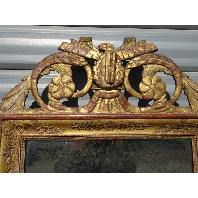Antique Louis XVI Style Mirror, 1800s For Sale - Image 6 of 18