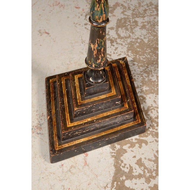 Regency Simulated Rosewood and Painted Decoupage Occasional Table, 1825 For Sale - Image 9 of 12