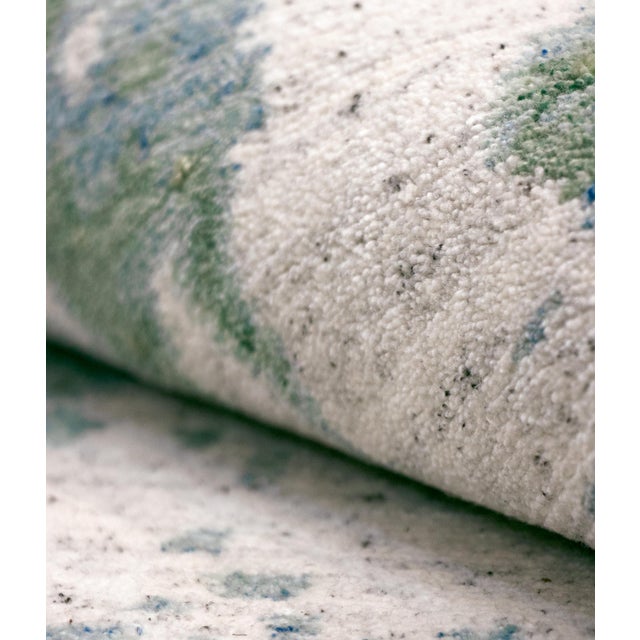 Modern Modern Ivory Area Rug- 9' 1'' X 12' 3'' For Sale - Image 3 of 4