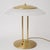 Modern Modern Dimmable Table Lamp in Brass and Glass, 1980s For Sale - Image 3 of 5