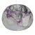 Peter Bramhall Violet & Green Clear Glass Orb For Sale