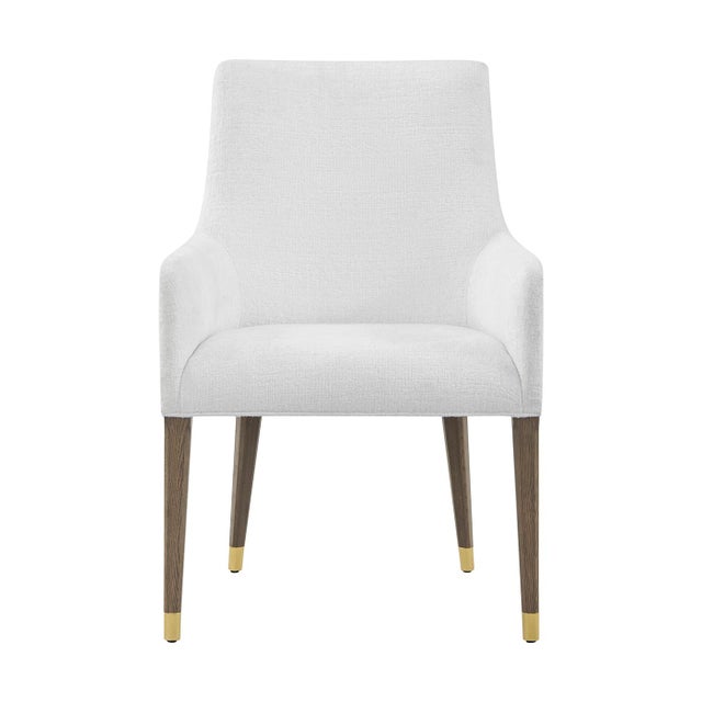 Hollywood Regency Style Upholstered Armchairs- Set of 2 For Sale - Image 4 of 8