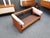 Danish Teak and Leather Sofa by Mikael Laursen, 1970s For Sale - Image 9 of 12