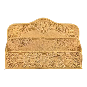 Tiffany Studios New York 'Zodiac' Bronze Doré Letter Rack