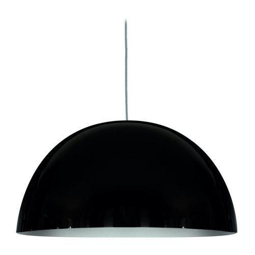 Black Sonora Suspension Lamp by Vico Magistretti for Oluce For Sale - Image 6 of 6