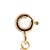 Metal Tiffany & Co. Infinity Double Chain 18k Yellow Gold Chocker Pendant Necklace For Sale - Image 7 of 8