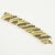 Contemporary Lanvin Paris Gilt Metal and Gray Enamel Modernist Link Bracelet For Sale - Image 3 of 7