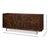 Modern Parquetry Sideboard with Brass Legs For Sale - Image 11 of 11