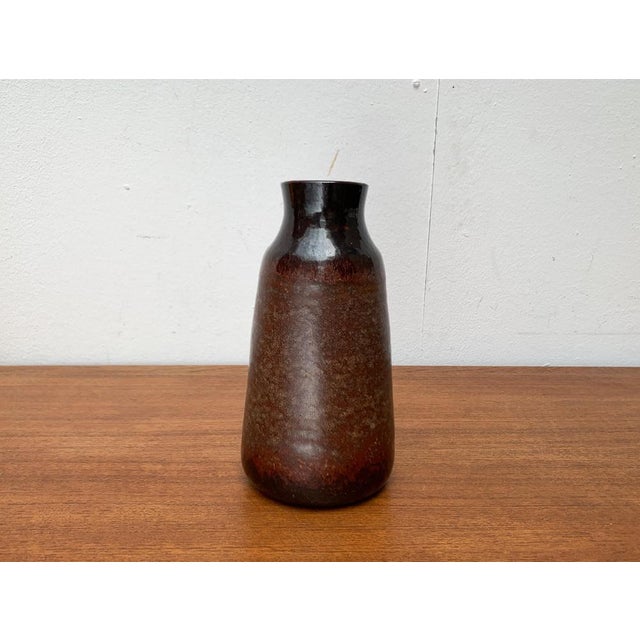 Mid-Century Minimalist Studio Pottery Vase by Elke & Elmar Kubicek, Germany, 1960s For Sale - Image 14 of 15