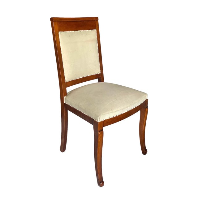 Early 20th Century Neoclassical Fruitwood Side Chair For Sale In Atlanta - Image 6 of 6
