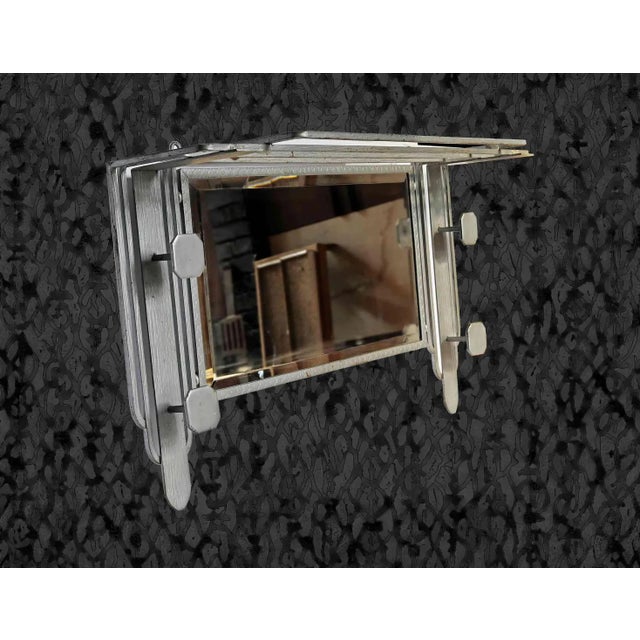 Metal Coat and Hat Rack Antique Art Deco For Sale - Image 7 of 7