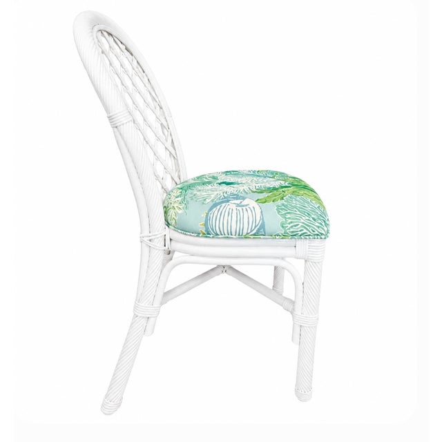 Rattan Dining Set - Set of 5 For Sale In West Palm - Image 6 of 9