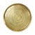 Large Oriental Brass Serving Tray with Floral and Geometric Pattern, 1920s For Sale - Image 18 of 18
