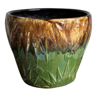 Robinson Ransbottom Pottery Co. Sun and Moon Jardinere Planter For Sale