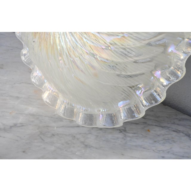 1970 Italian Iridescent Murano Glass Ceiling Fixture For Sale - Image 6 of 12