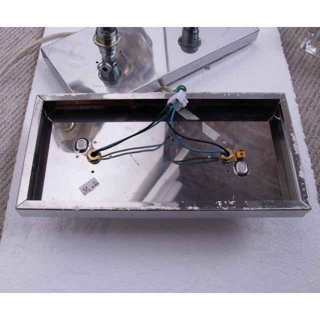 Gold Frosted Ice Glass Cube Wall and Ceiling Lights from Peill & Putzler, 1970, Set of 2 For Sale - Image 8 of 10