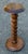 Nice vintage English barley twist solid wood pedestal!