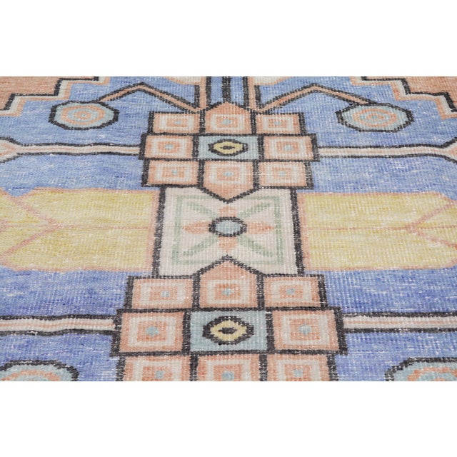 Pakistani Oushak Hand Knotted Wool Rug, 8'x10' For Sale In New York - Image 6 of 6