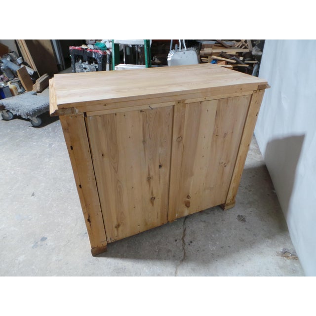 Swedish 4 Drawer Natural Finish Chest of Drawers For Sale In Miami - Image 6 of 7