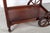 Vintage Black Cherry Drop Leaf Tea Bar Cart For Sale In Raleigh - Image 6 of 7