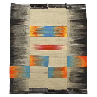 Handmade Kilim Rug, 1980 For Sale