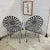 1930s 1930’s Francois Carre Sunburst Garden Arm Chairs - a Pair For Sale - Image 5 of 10